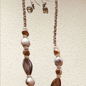 Necklace and earrings set